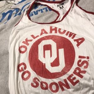 American eagle tailgate OU Sooners tank top